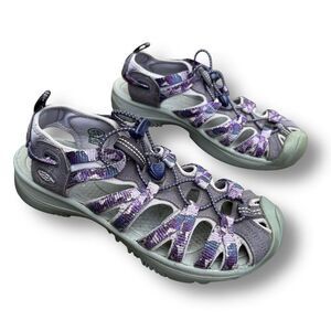 KEEN Women's Whisper Sandals Size 8 Purple Slingback Activewear